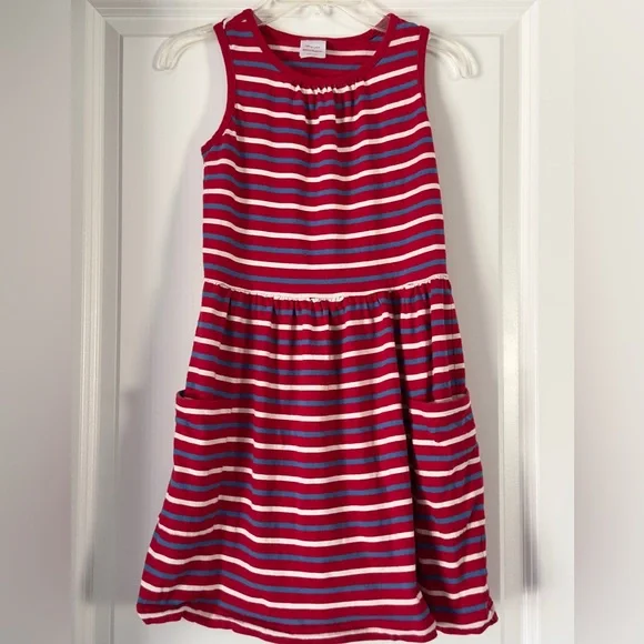 Hanna Andersson So Breezy Stripe Dress Size 10 - Picture 1 of 4